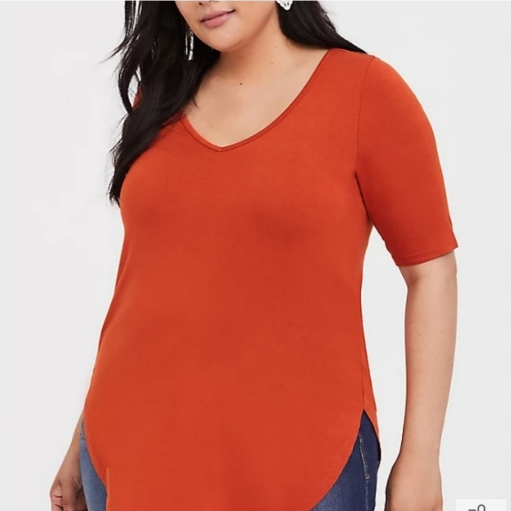 Favorite Tunic Super Soft V-Neck Tunic Tee